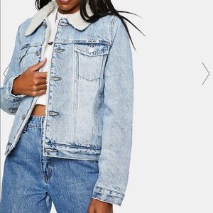 Rollas STELLA SHERPA LINED DENIM JACKET